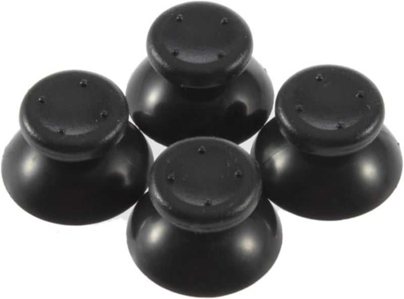 Flybxiya 6PCS Plastic Thumb Stick Joystick Caps Grips Covers Thumbsticks Replacement for Xbox 360 Controller Accessories (Black) - Image 3